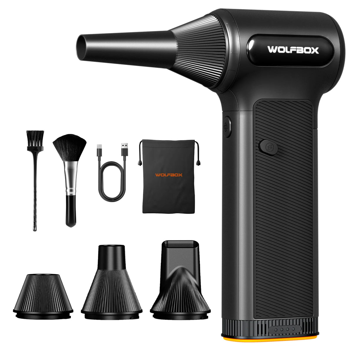 DF200 Cordless Electric Air Duster, 3-Speed Portable Blower for Car, Home and Outdoor