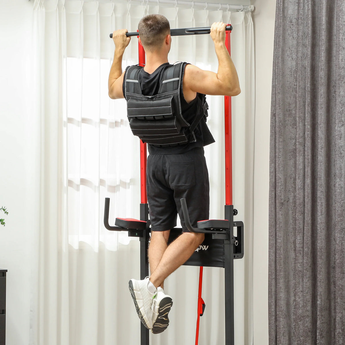 Adjustable Weighted Vest with 30 Removable Weights, Up to 30kg