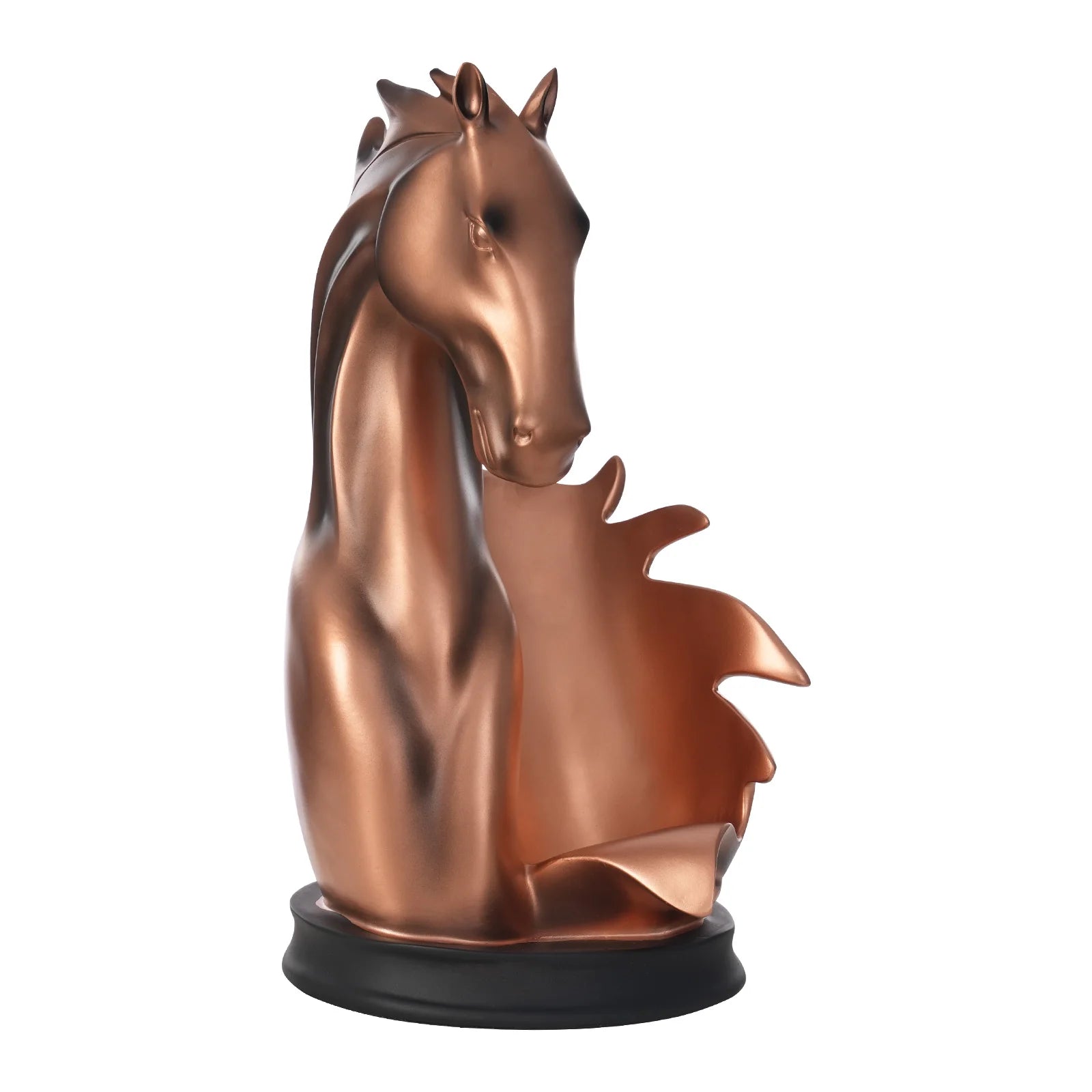Horse Statue Wine Bottle Holder | Decorative Resin Wine Rack Display Stand for Home Bar Living Room