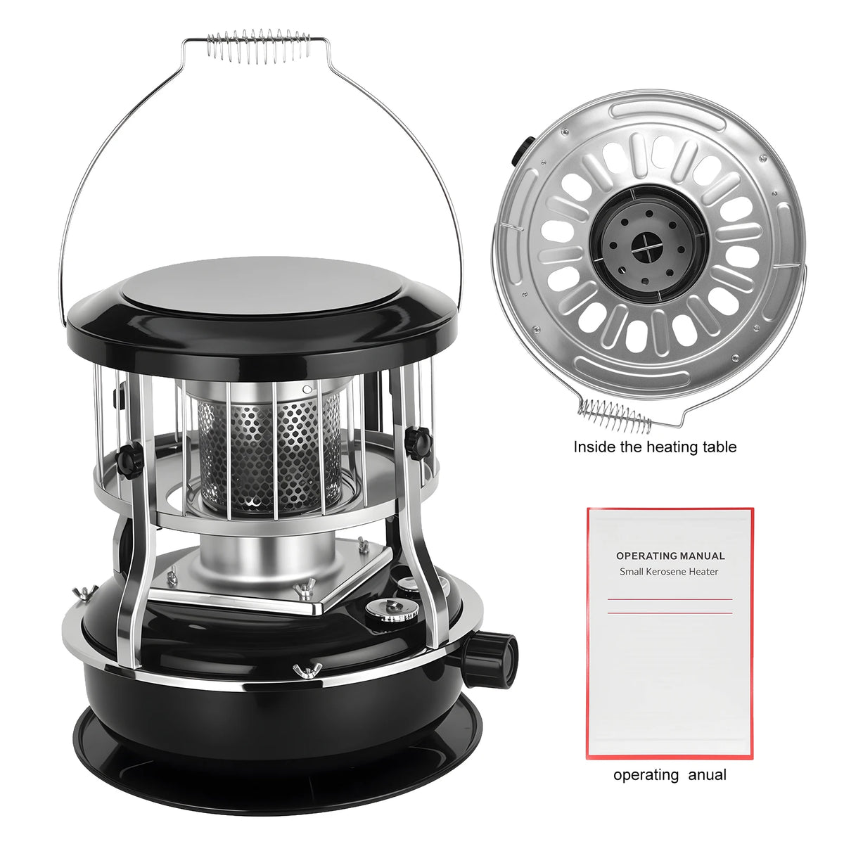 Portable Paraffin Heater and Stove, 9,000 BTU with 4.5L Tank