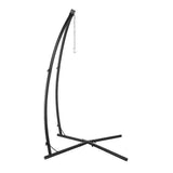 C-Type and X-Type Hammock Chair Stand with 360° Swivel Hook, Adjustable Height and Steel Frame
