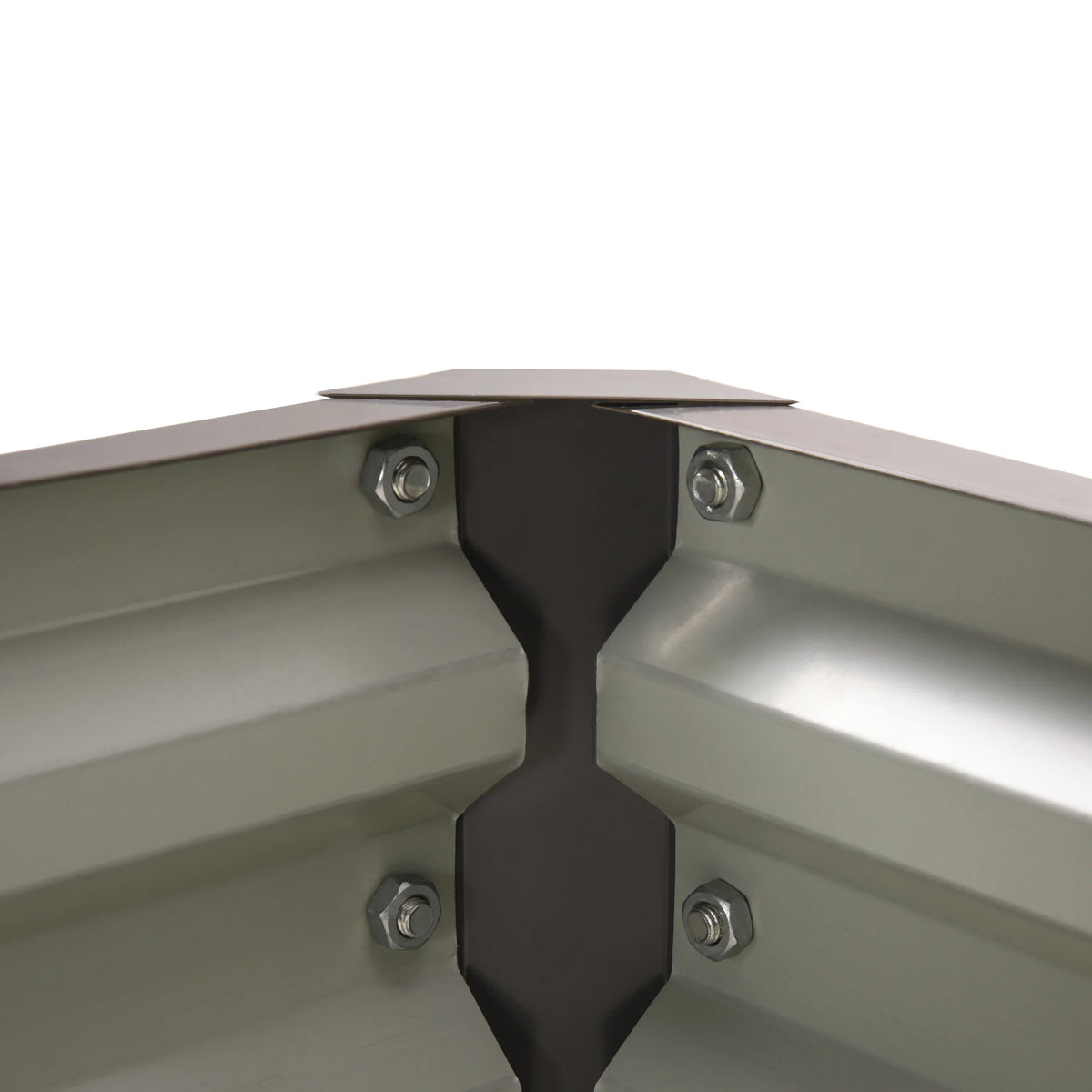 Raised Garden Planter Kit, Galvanised Steel, Light Grey