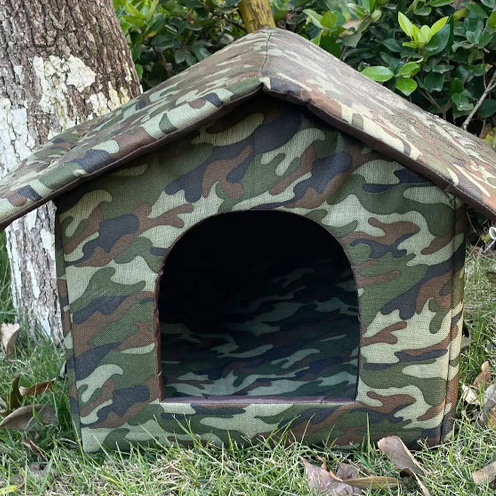 Tent Cabin Pet House Waterproof Windproof Detachable Cushion Cover Dog House Multiple Sizes