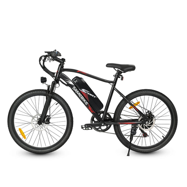 EBE2 24 Inch Electric Mountain Bike with Torque Sensor, 36V 13Ah Removable Battery and Shimano 7-Speed