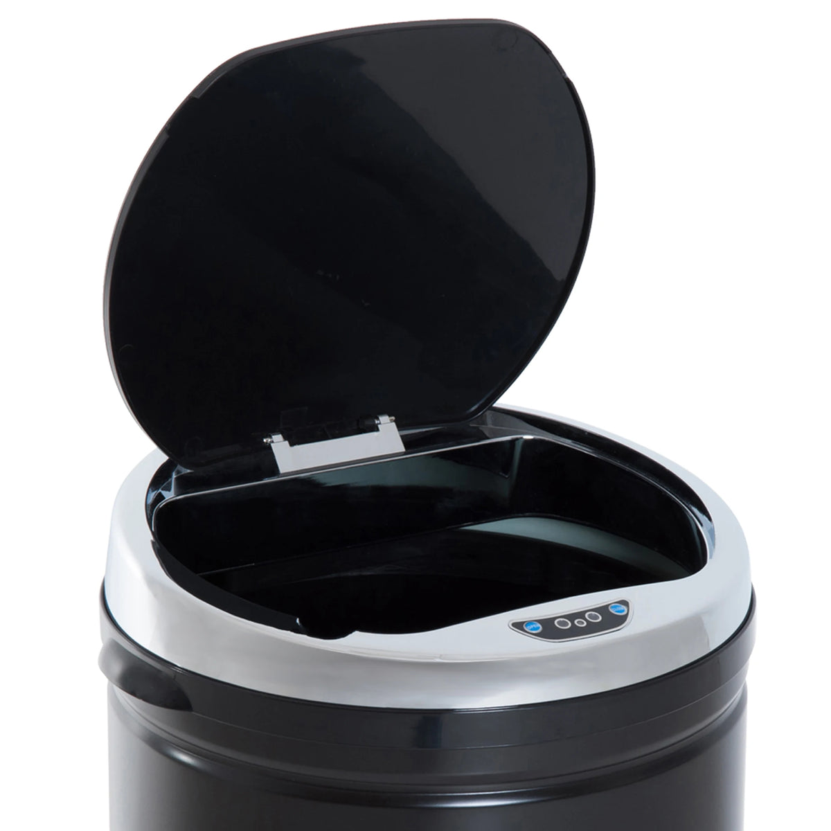 Automatic Hand Sensor Dustbin Kitchen Waste Bin Rubbish Can 50L Black