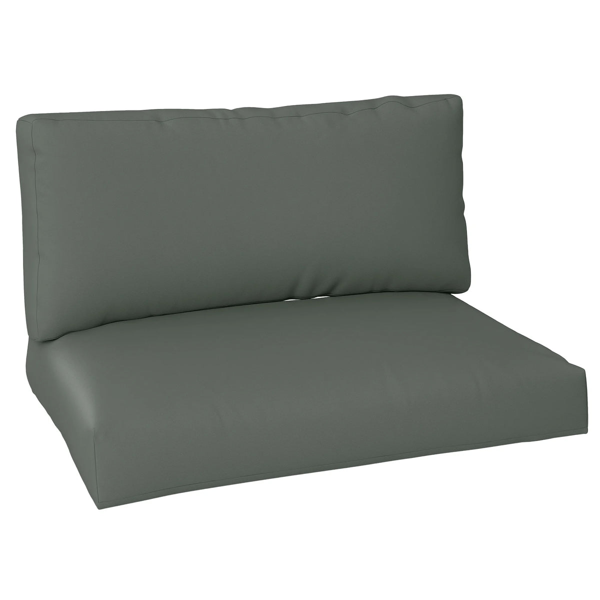 2 Seater Pallet Furniture Cushions, 220gsm Fabric, Charcoal Grey