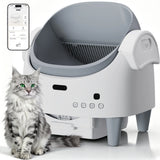 Smart Self Cleaning Cat Litter Box, 10.5L App Control Auto Tray | Hackerprice®
