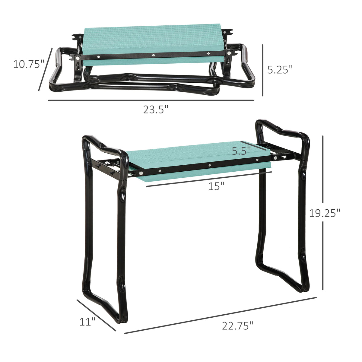 2-in-1 Folding Garden Kneeler and Seat