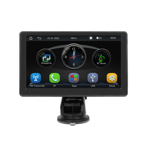 Podofo 7'' Screen Carplay MP5 Portable Smart Player Supports Android Auto With Apple Aiplay BT Music