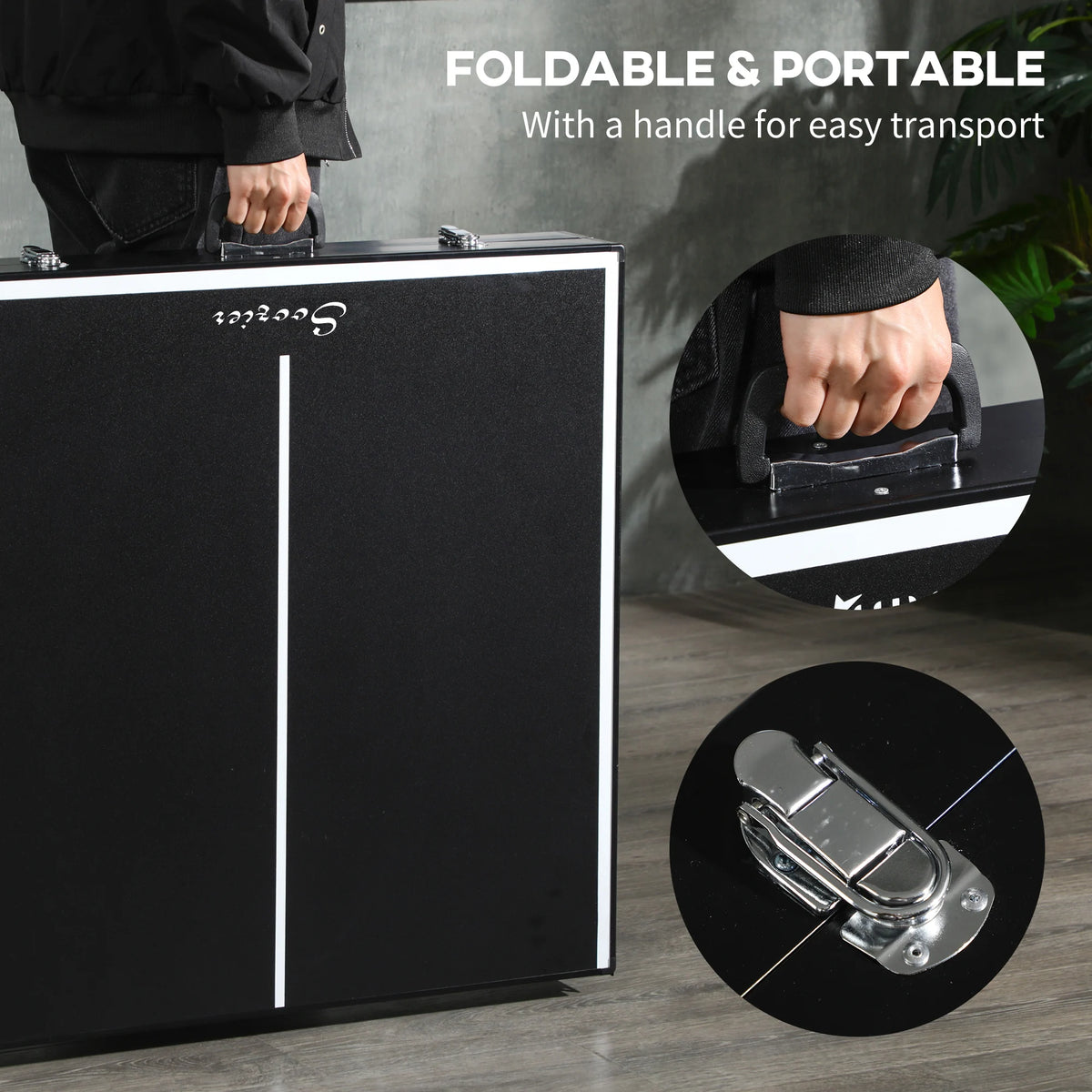 5ft Mini Table Tennis Table, Folding Ping Pong Table