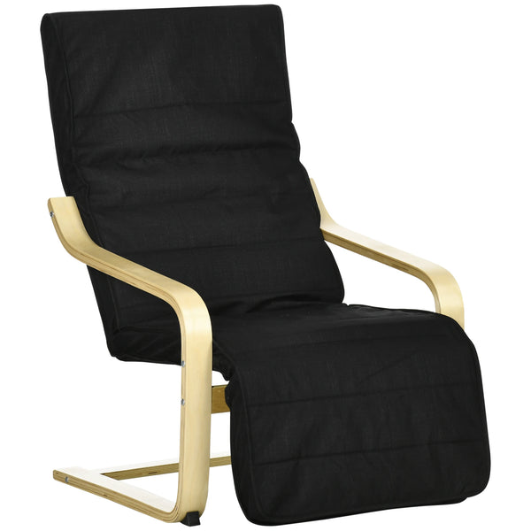 Lounge Chair Recliner with Adjustable Footrest for Home