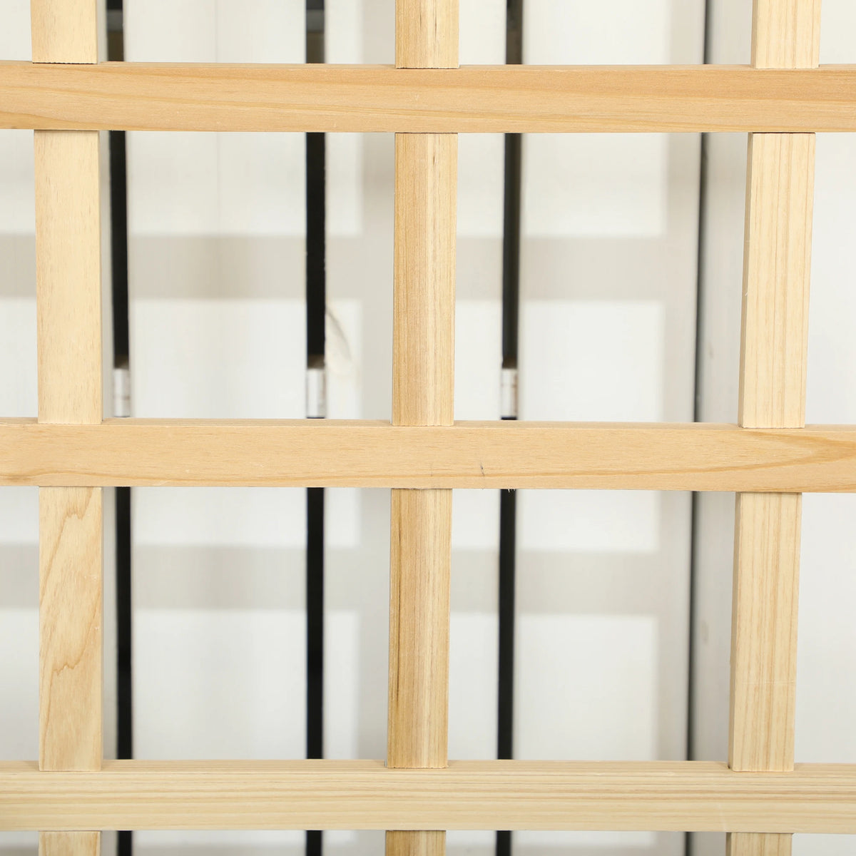Wooden Planter with Trellis for Climbing Plants, Fir Wood Raised Bed, 90 x 43 x 150 cm