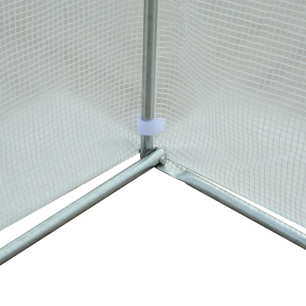 Walk-In Polytunnel Greenhouse, Warm House Garden Tunnel Shelter Plant Shed with Door and Windows