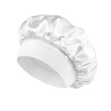Satin Sleep Bonnet for Women | Silk Hair Care Bonnet with Wide Brim & Elastic Band