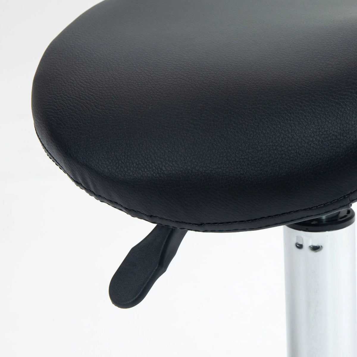 Saddle Chair, Rolling Salon Stool for Massage, Spa, Clinic and Beauty, Black