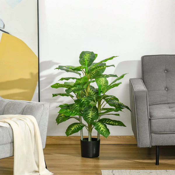 95cm Artificial Evergreen Tree Fake Plant in Pot Indoor Decor