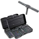 Precision 24/40/66In1 Magnetic Ratchet Screwdriver Set Detachable T - Handle Magneticizer Fix Furniture, Electronics & Glasses