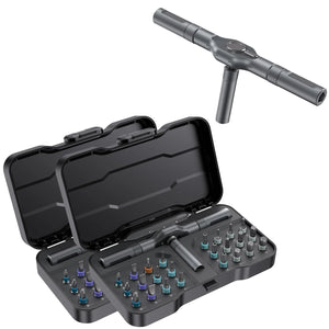 Precision 24/40/66In1 Magnetic Ratchet Screwdriver Set Detachable T - Handle Magneticizer Fix Furniture, Electronics & Glasses