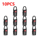 Portable Combination Padlock Alloy Travel Lock for Luggage Backpack Anti Theft Security Lock