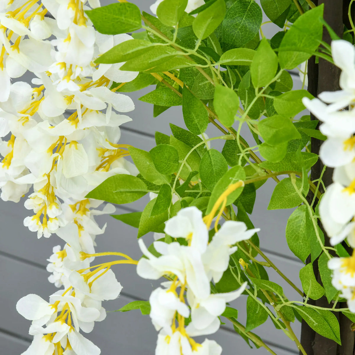Artificial Plant White Wisteria Tree in Pot Plant for Decor, 160cm