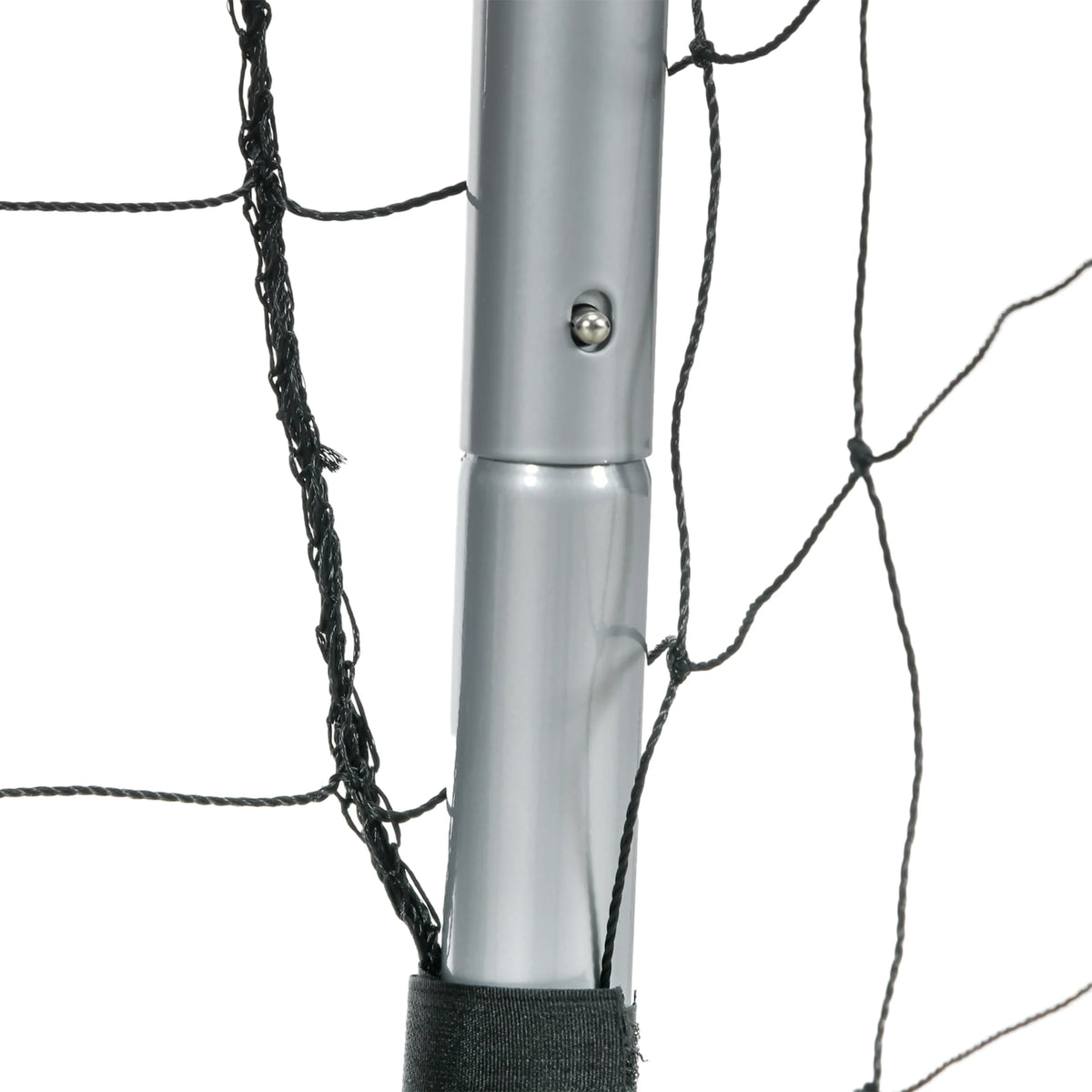 8ft x 5ft Football Goal with Steel Frame and Ground Stakes
