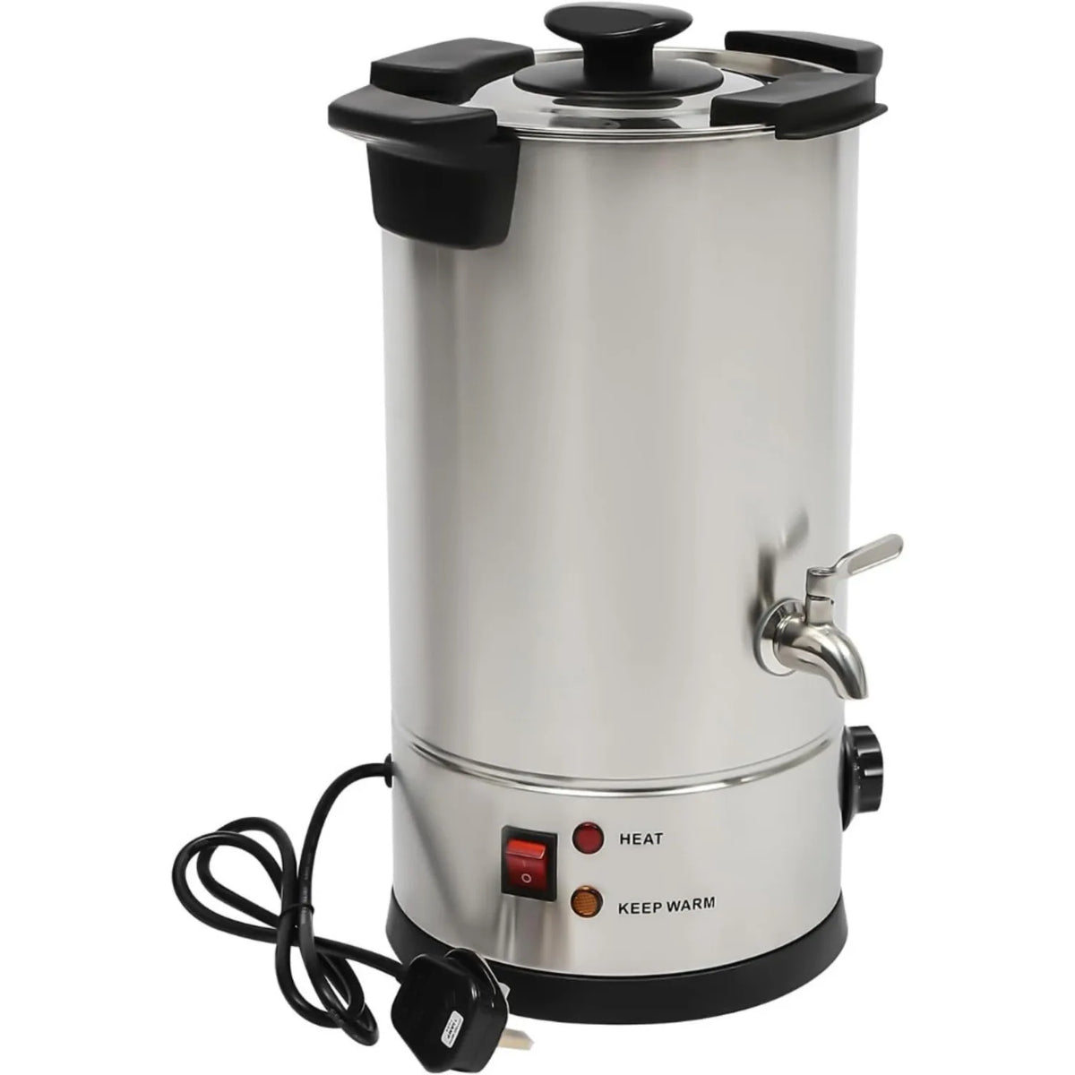 Electric Wax Melter 10L with Tap, 1800W Stainless Steel Candle Wax Melting Pot