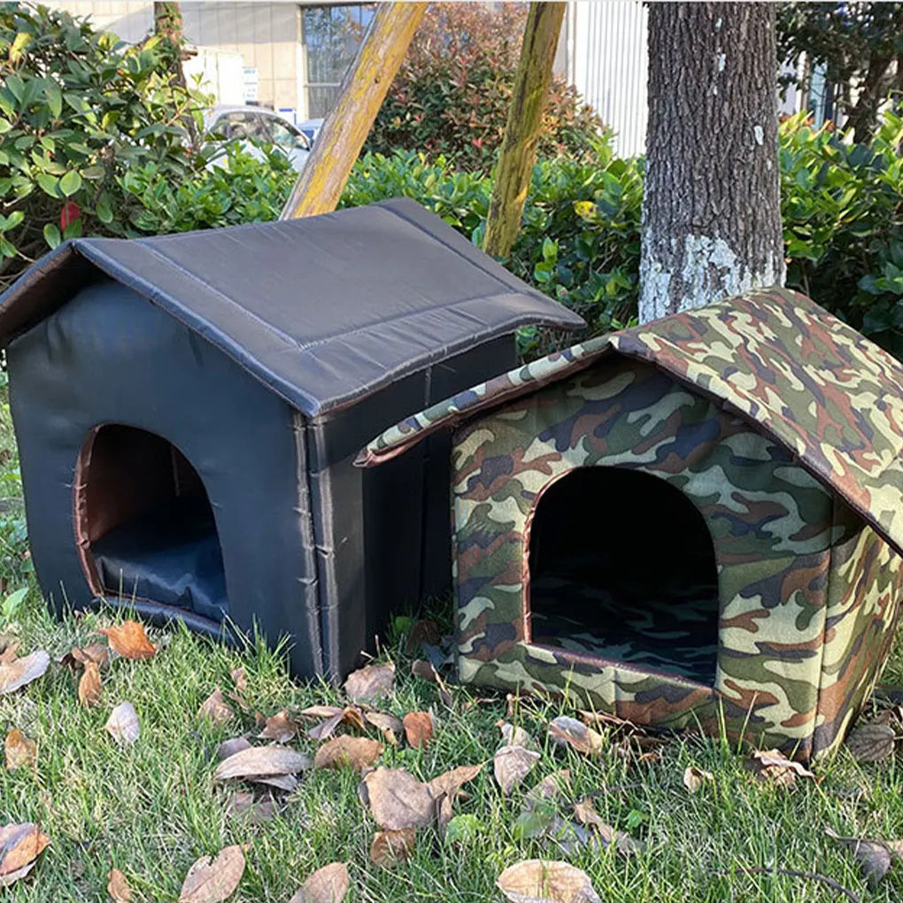 Tent Cabin Pet House Waterproof Windproof Detachable Cushion Cover Dog House Multiple Sizes