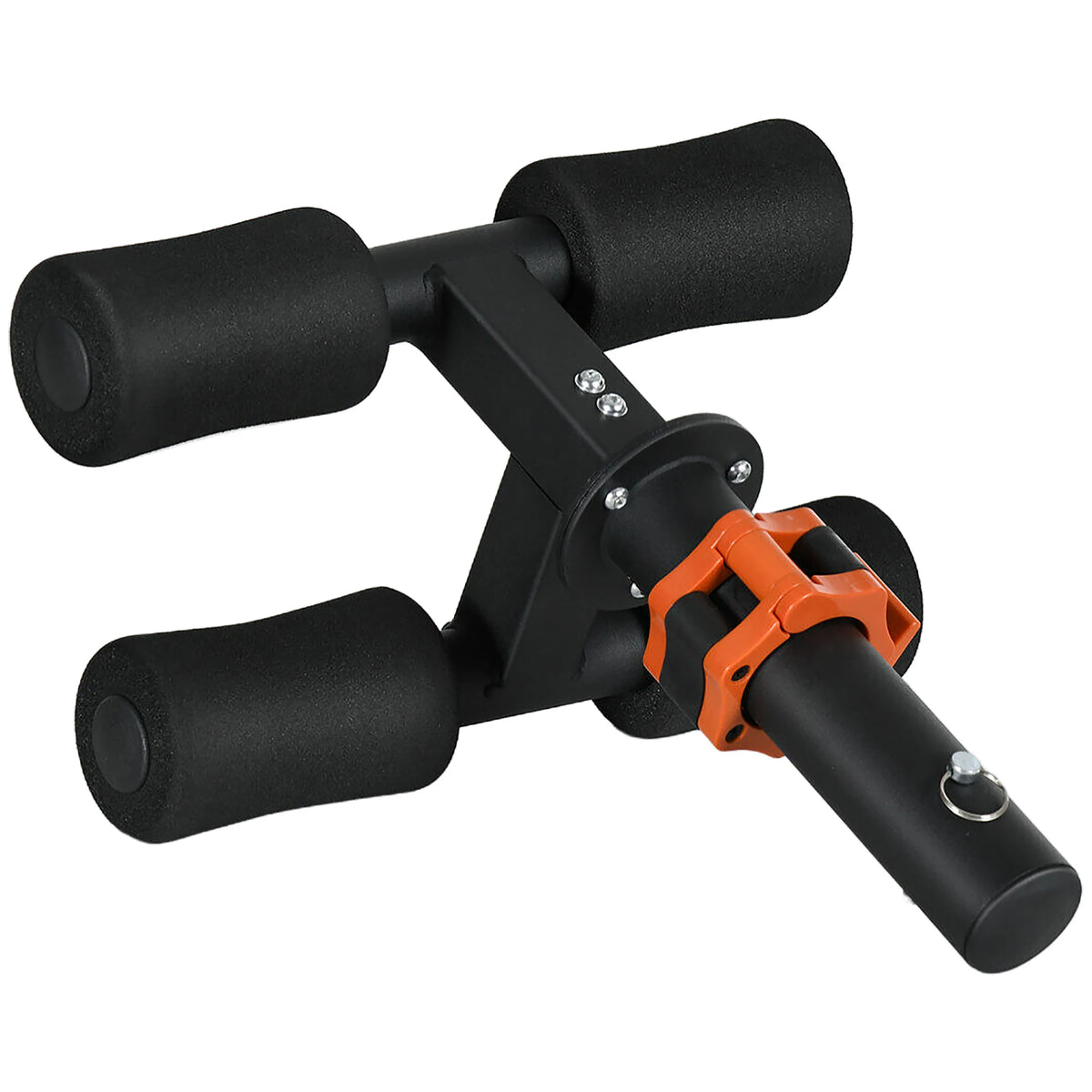 Tib Bar for Lower Leg Training, Fits 5cm Weight Plates, Black