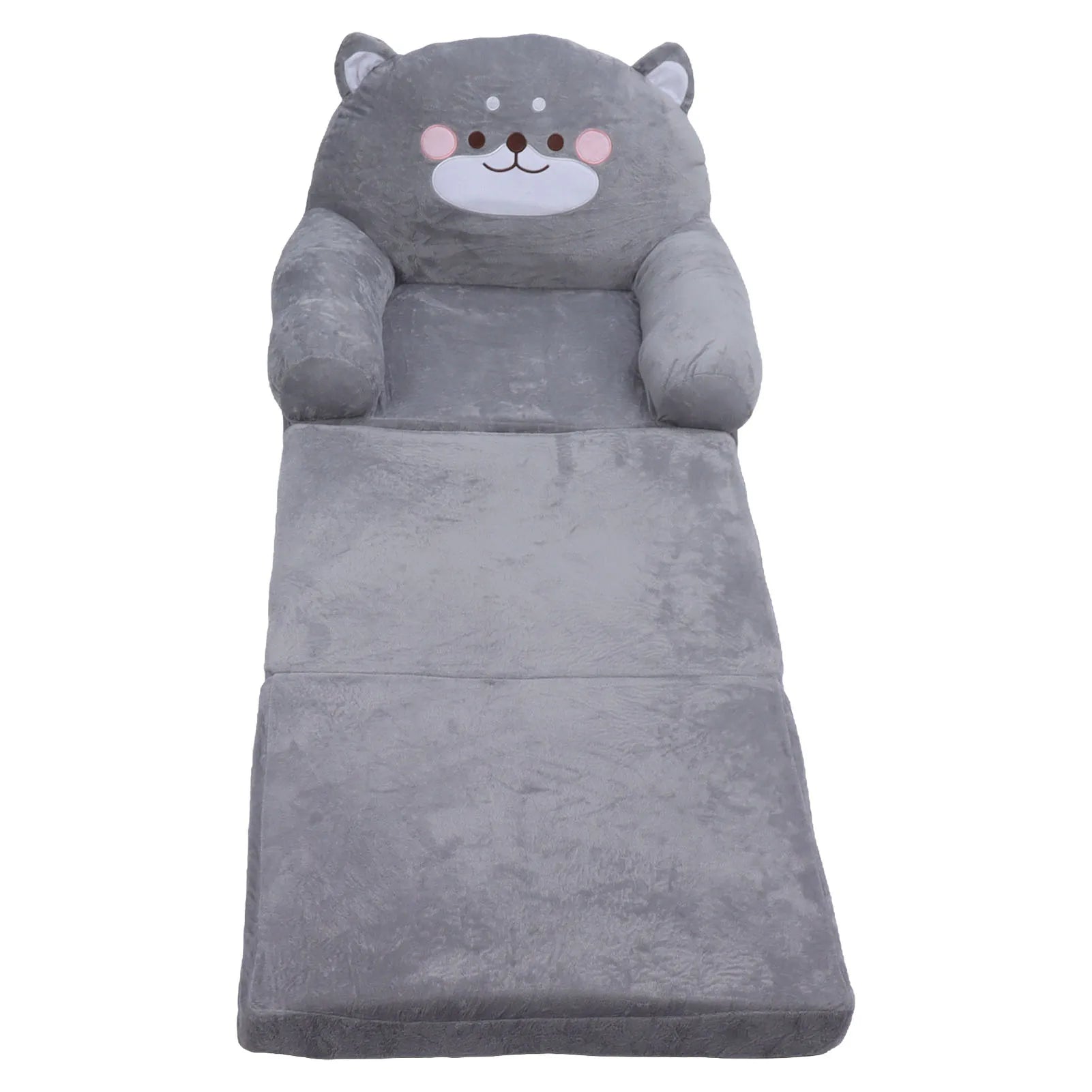 Kids Sofa Chair Soft Toddler Seat Cartoon Dog Design Foldable Comfort Chair
