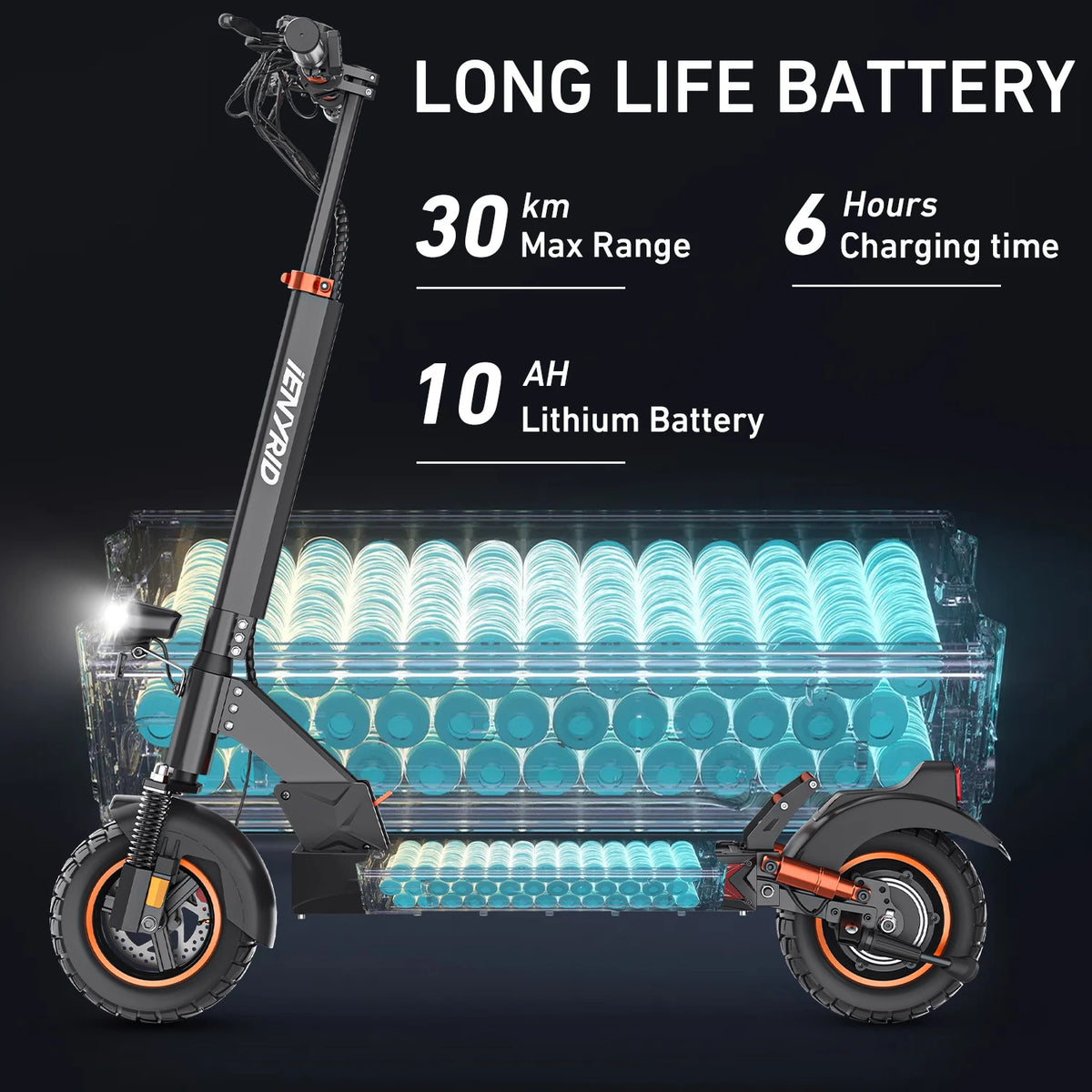 Foldable Electric Scooter 800W Motor 48V Battery Adult E Scooter 25KMH Range