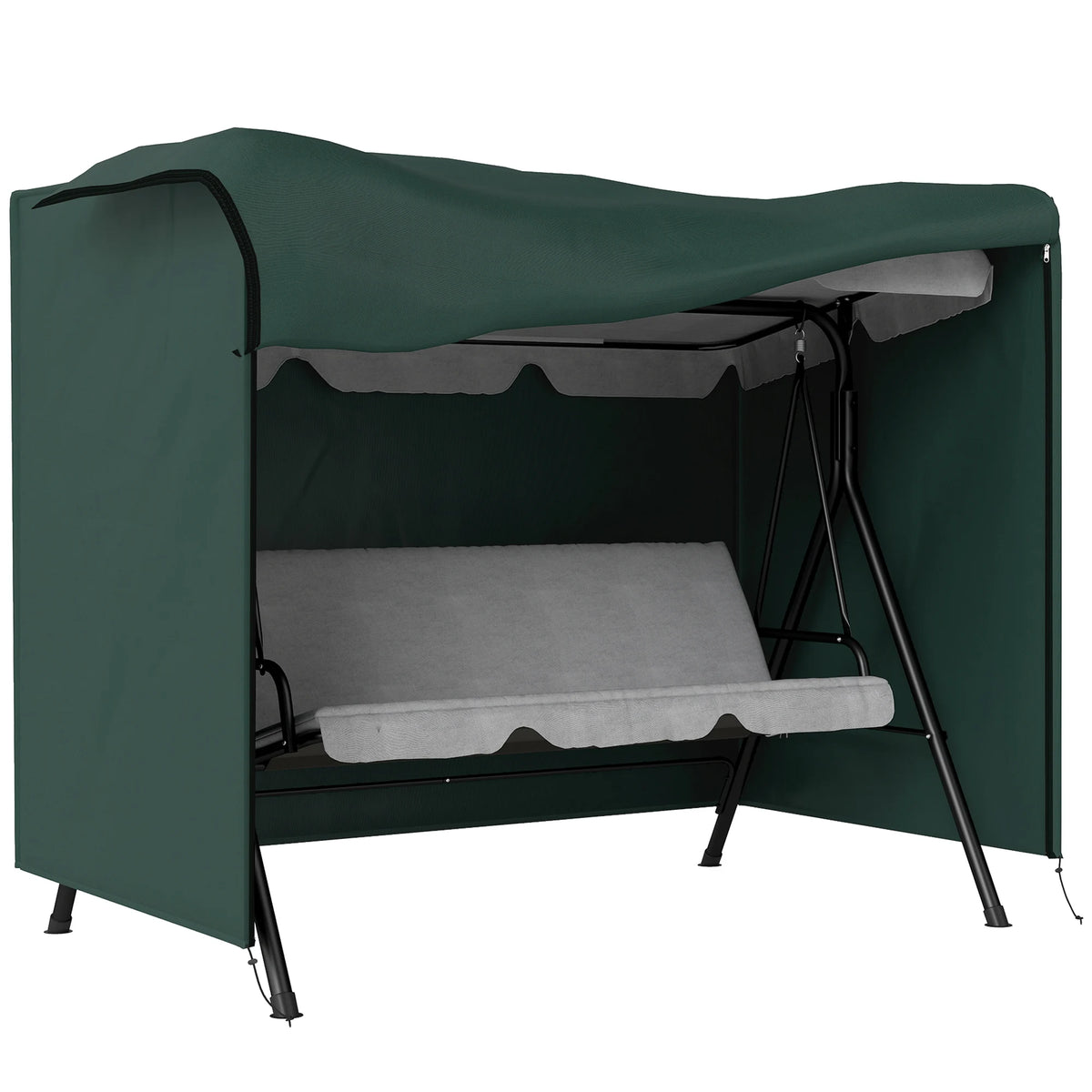 3 Seater Swing Chair Cover, 600D Oxford Garden Furniture Cover with Zip
