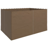 4 Pack Universal Gazebo Replacement Sidewalls Privacy Panels for 3 x 4m Gazebo Canopy and Outdoor Shelter
