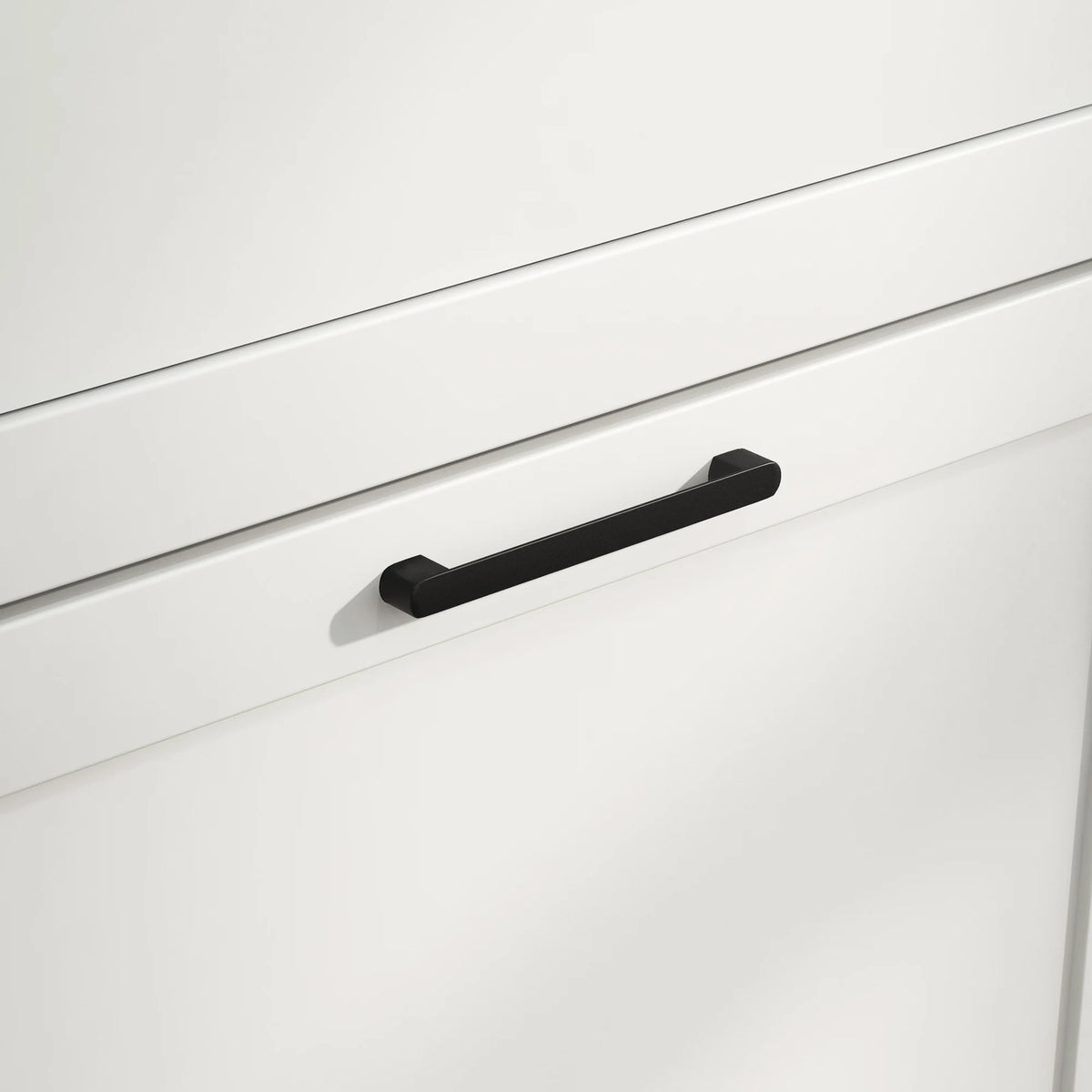 Modern Shoe Cabinet with 2 Flip Drawers and Adjustable Shelves, White