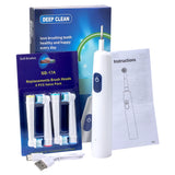 Electric Toothbrush USB Rechargeable Waterproof Intelligent Toothbrush for Adults