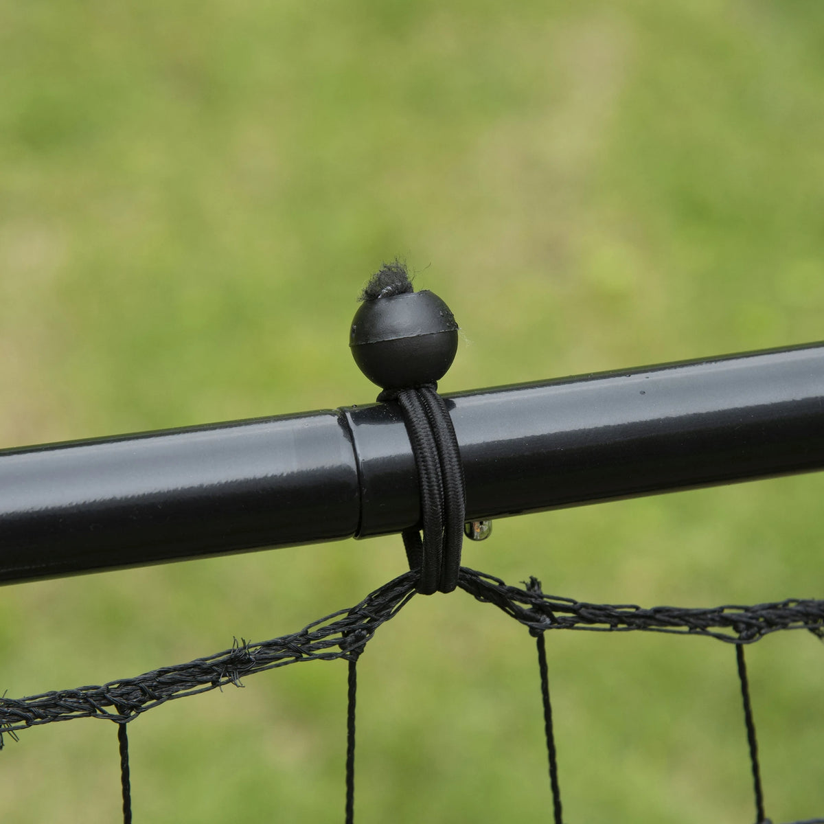 Football Rebounder Net with Adjustable Angle, 96 x 96cm, Black