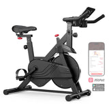 Magnetic Resistance Exercise Bike with LCD Display – Indoor Fitness Bike Adjustable Seat 100kg Capacity