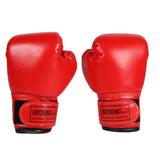 Kids Boxing Gloves PU Leather Breathable Muay Thai Mitts for Taekwondo Punching Bag Training Ages 3-12