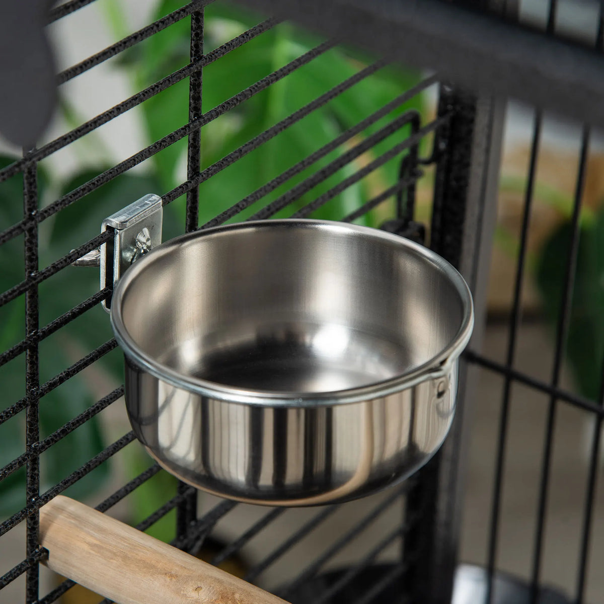 Steel Bird Cage, Large Budgie Cage for Cockatiels and Parakeets