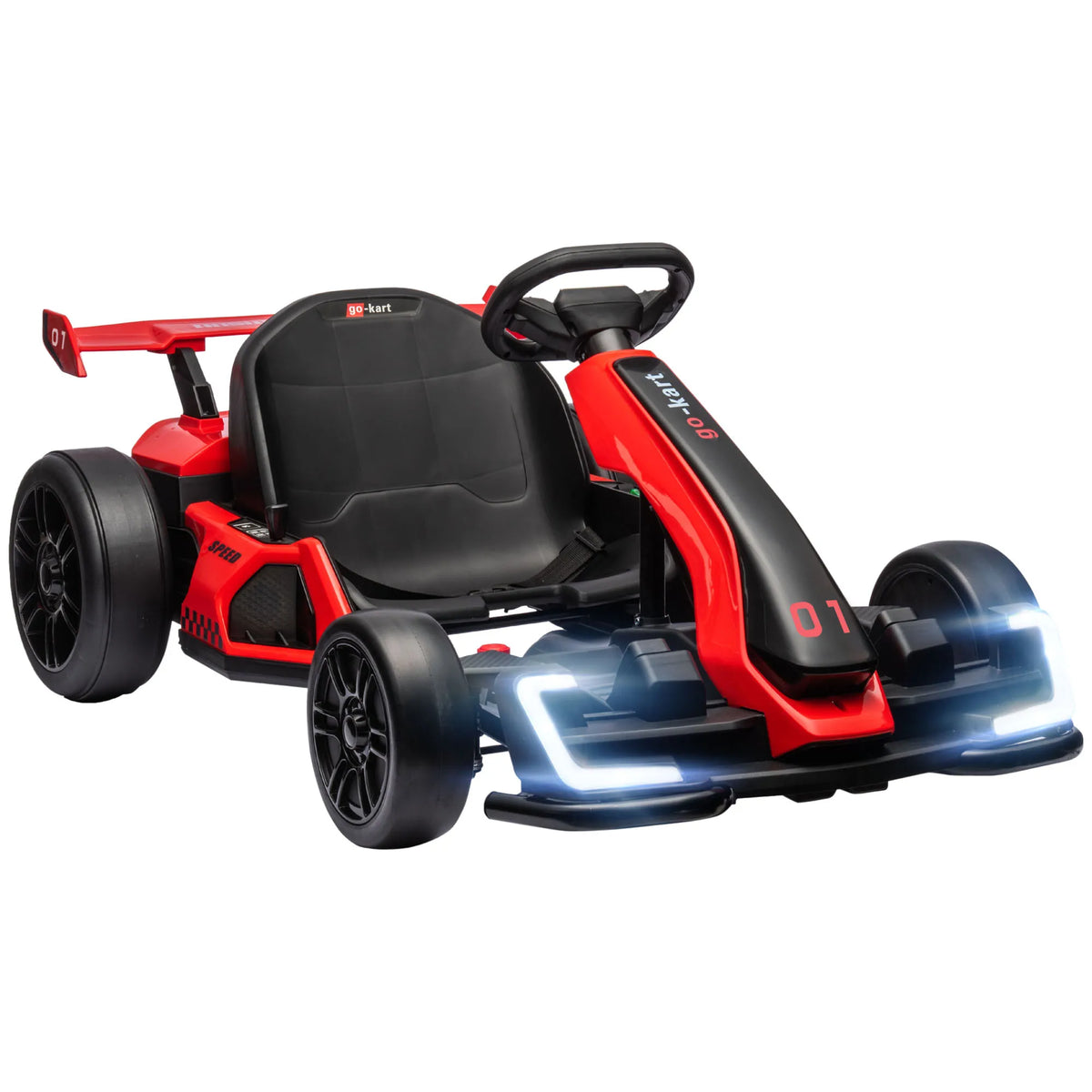 24V Electric Go-Kart for Kids with Adjustable Seat