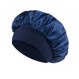 Satin Sleep Bonnet for Women | Silk Hair Care Bonnet with Wide Brim & Elastic Band