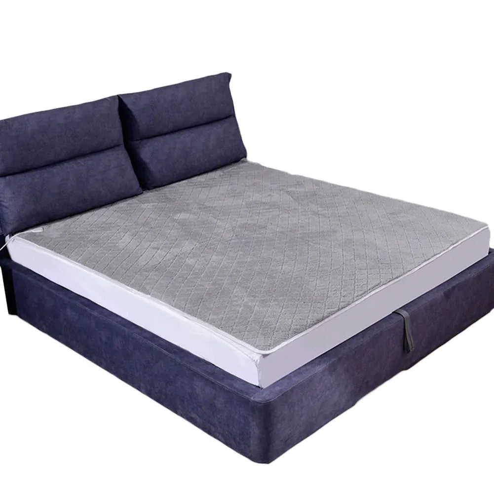 Plush Velvet Electric Blanket, Portable Heated Throw for Home and Office