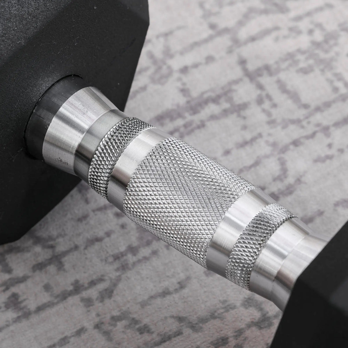 12.5kg Single Rubber Hex Dumbbell, Portable Hand Weight for Home Gym Workout & Fitness Training
