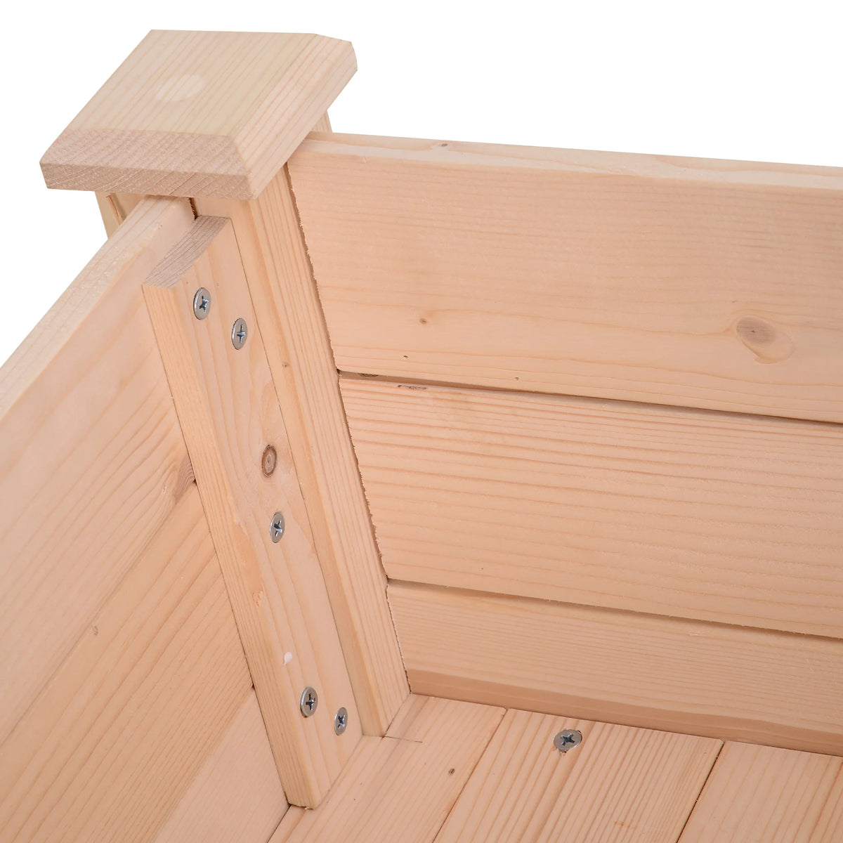 Raised Bed for Garden, Wooden Elevated Planter Box