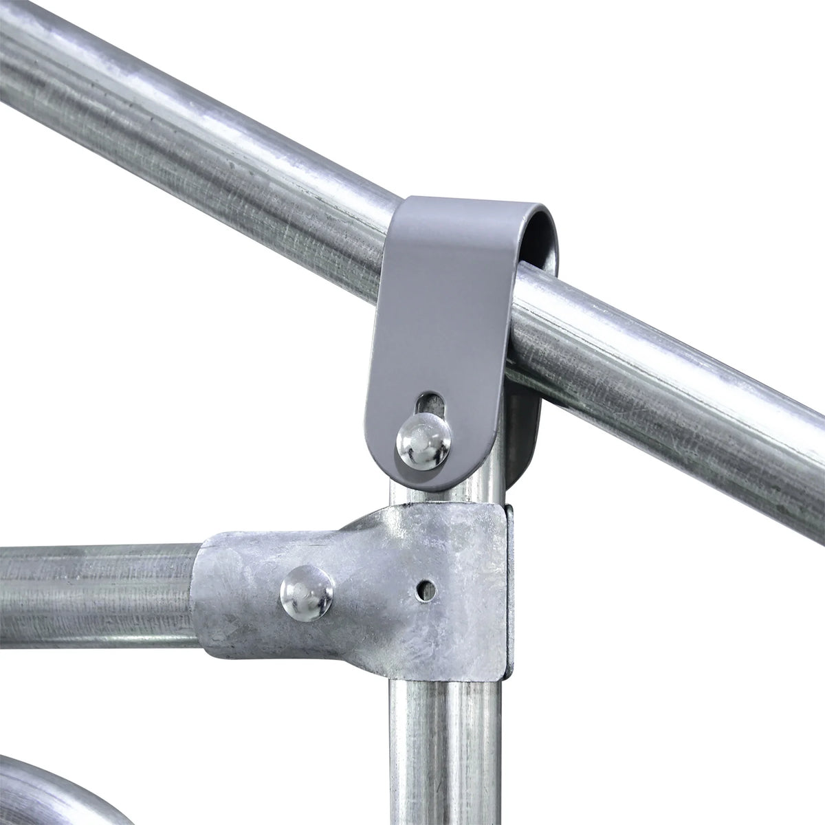 Walk-In Galvanised Steel Chicken Run with Cover and Lockable Door, 3 x 1.7 x 1.9m