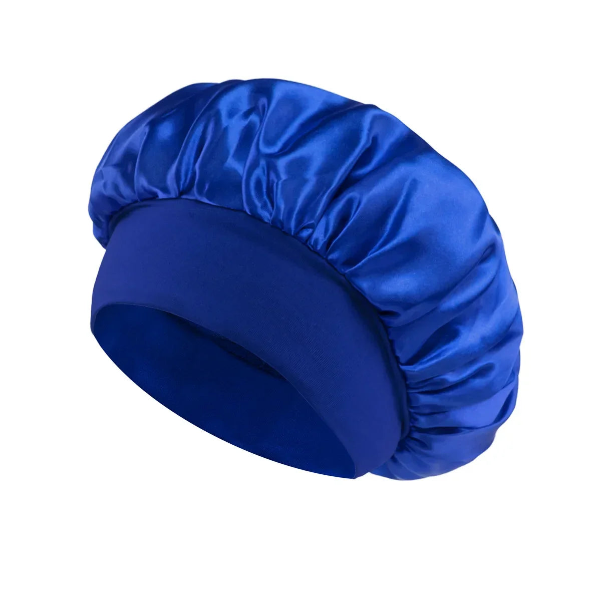 Satin Sleep Bonnet for Women | Silk Hair Care Bonnet with Wide Brim & Elastic Band