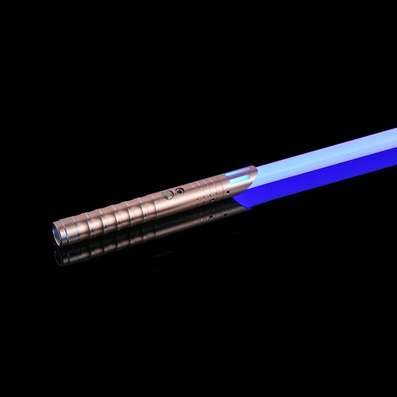 Light Up Saber 16 Colours RGB LED Laser Sword with Sound Effects Metal Handle Quiet Mode for Kids Cosplay and Christmas Gift