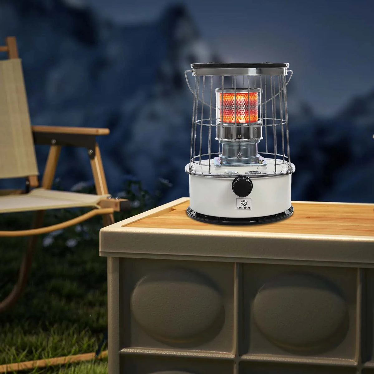 Portable Paraffin Heater, 6L Tank, 18 Hours Running Time