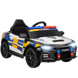 Kids Electric Police Ride-On Car | 12V Remote Control with Lights, Siren & MP3 Ages 3–5
