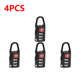 Portable Combination Padlock Alloy Travel Lock for Luggage Backpack Anti Theft Security Lock