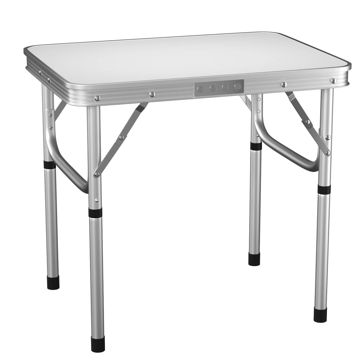 DayPlus Folding Picnic Table | Portable Aluminium Camping & Outdoor Table with 2 Height Settings